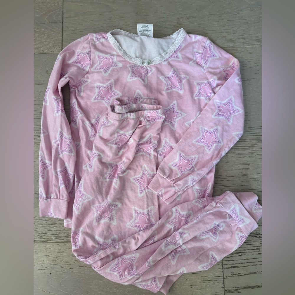 Esme Pink Star Pajama set